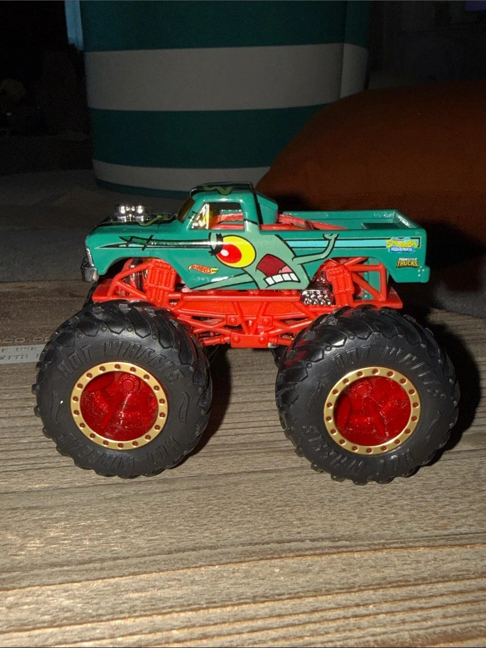 Hot Wheels Monster Truck Monster SpongeBob Squarepants-Plankton and Mr. Krabs